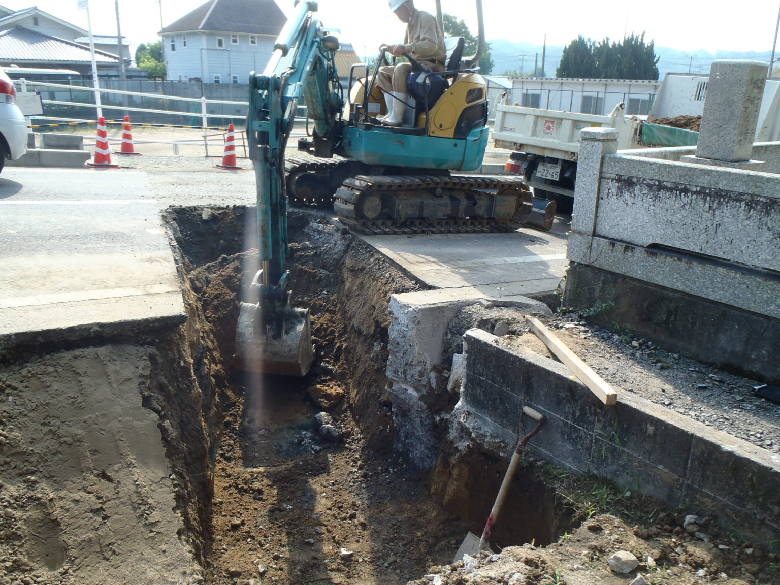 岡山県井原市 暗渠工事